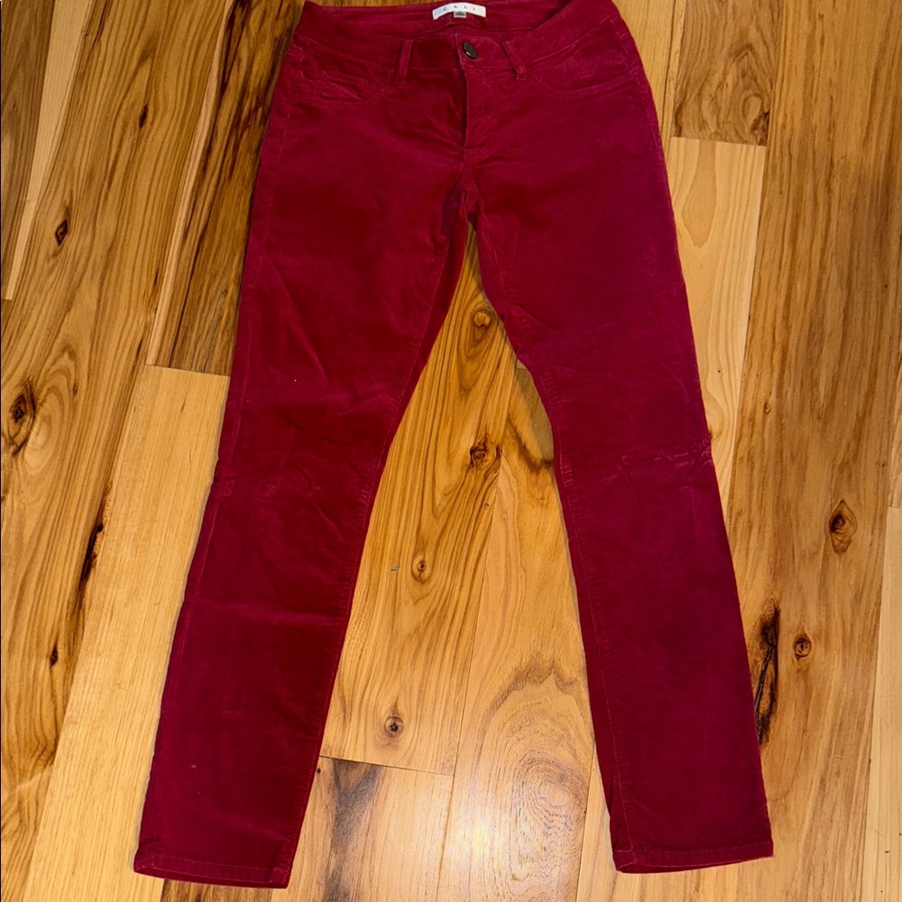 CAbi Red Skinny Pants